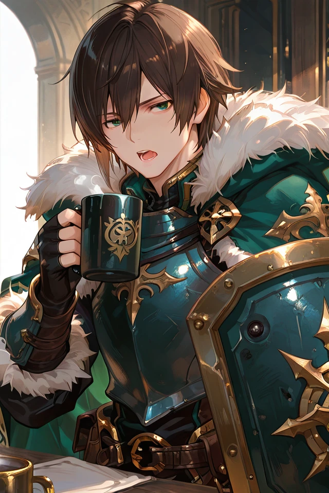 Iwatani Naofumi, an AI character on Suko