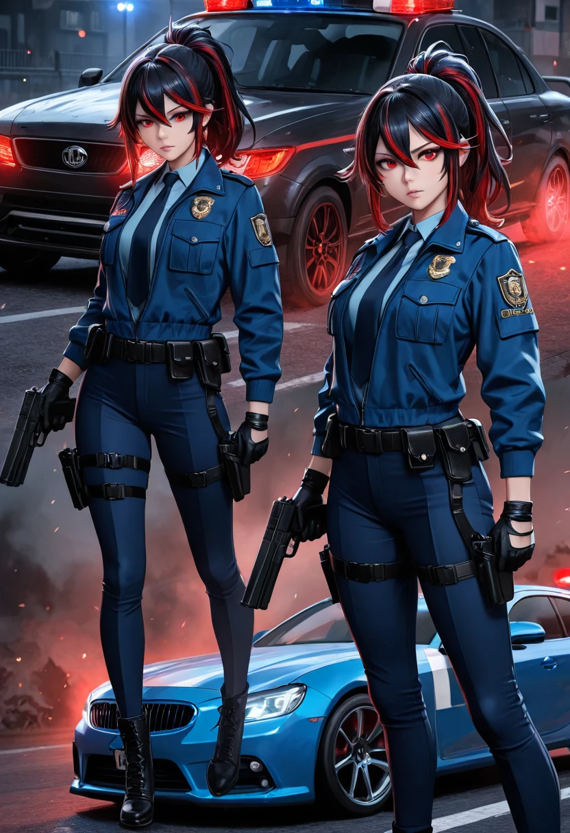 ZZZ Car chase - Zhu Yuan (1/2?), an AI character on Suko