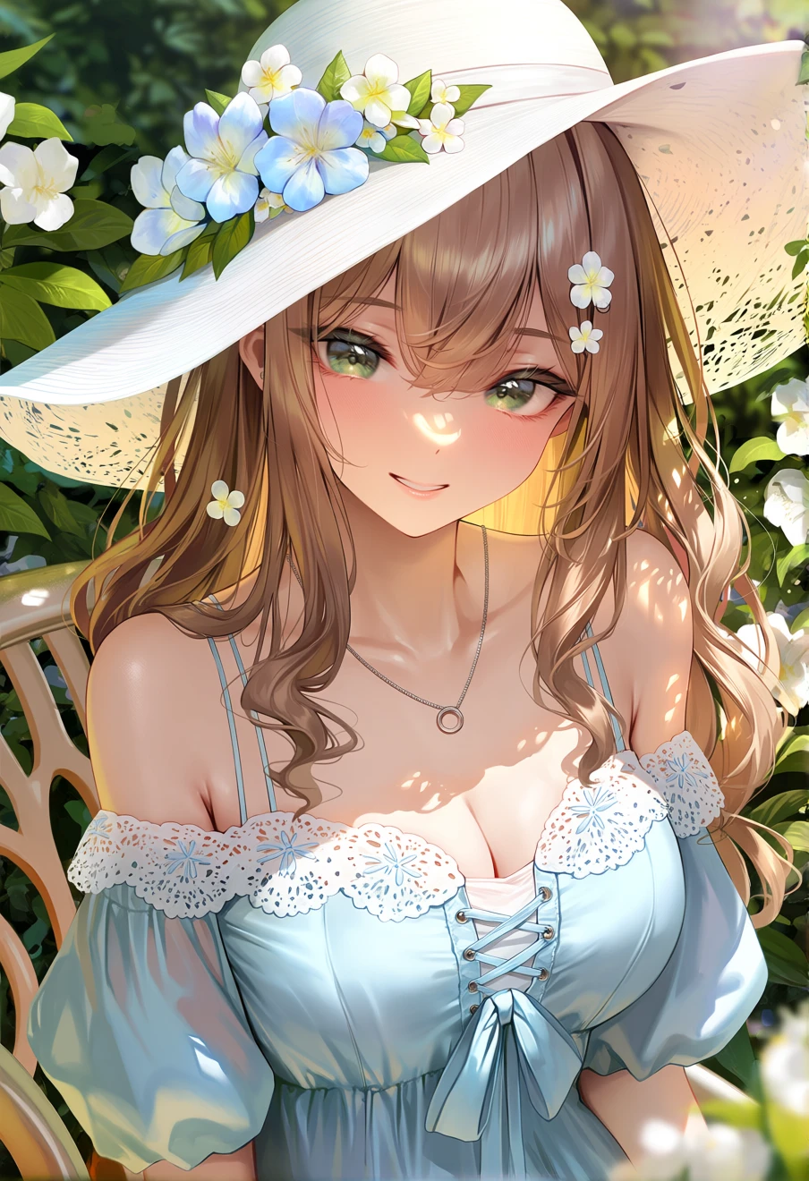 Fioni Holois | Beautiful cheerful girl, an AI character on Suko