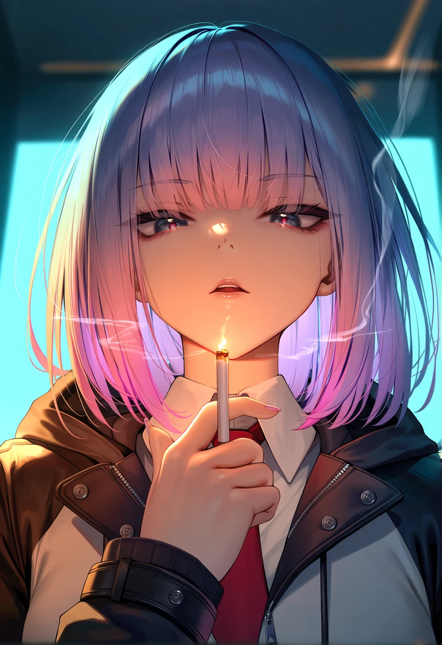 Lucy before David [Cyberpunk], an AI character on Suko