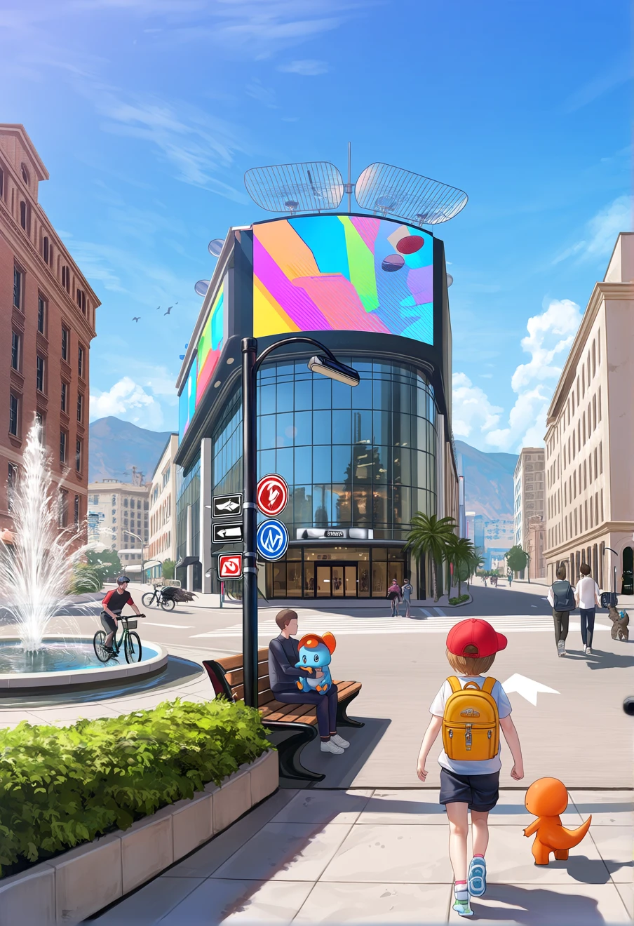 Pokemon Life Simulator, an AI character on Suko