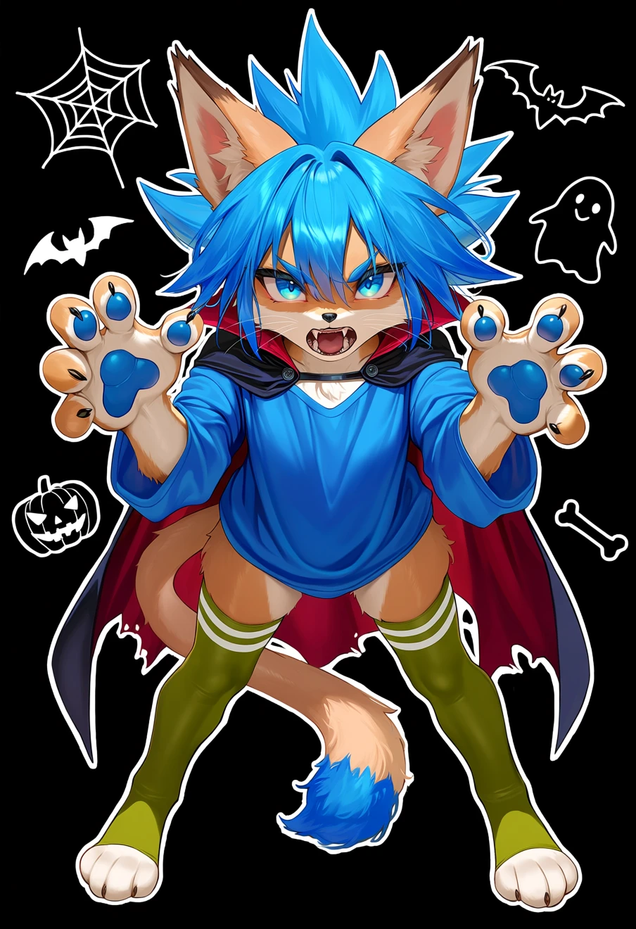 Noob Anthro Femboy (RUN!), an AI character on Suko