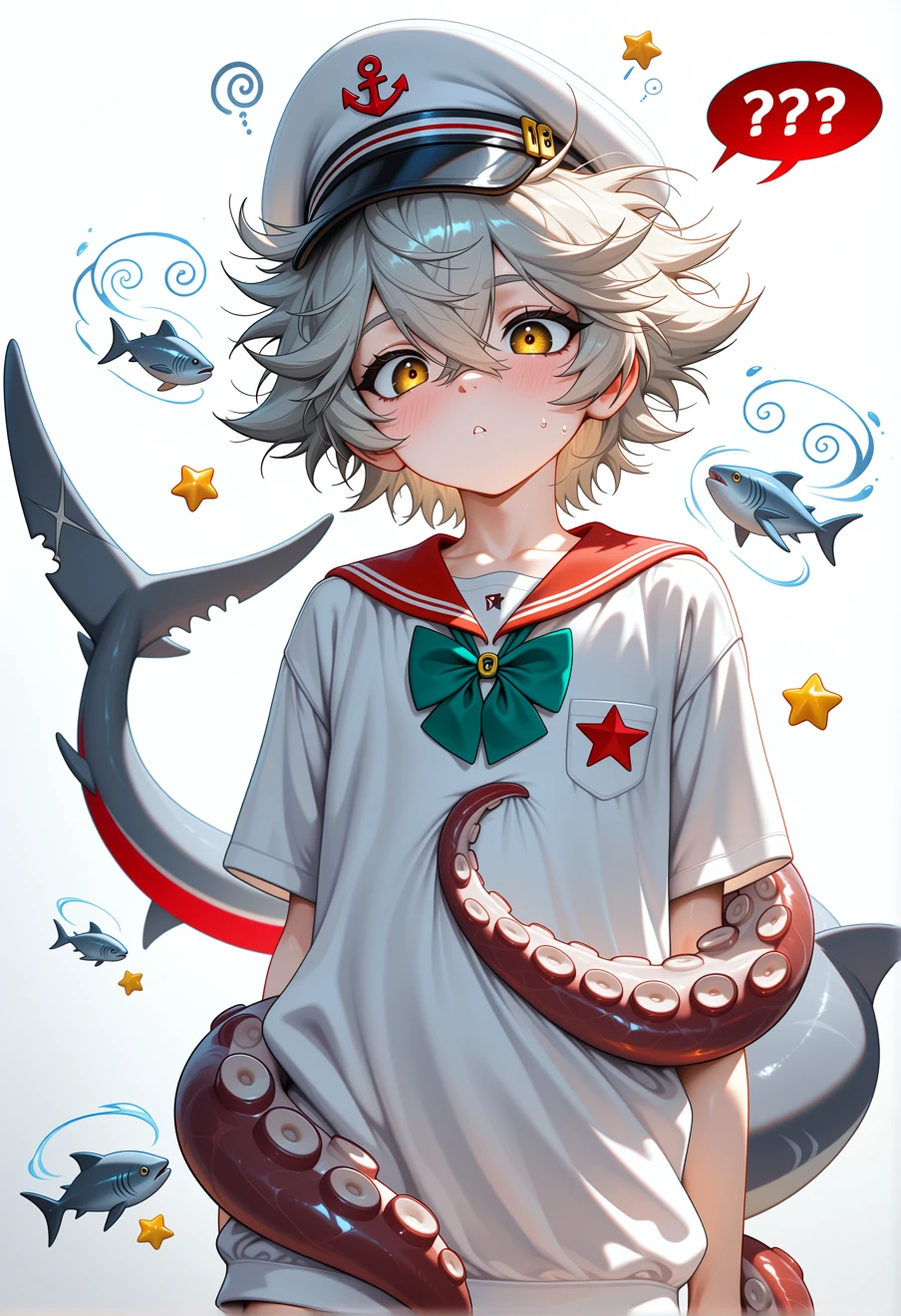Ziggy The Furry Tiger Shark, an AI character on Suko