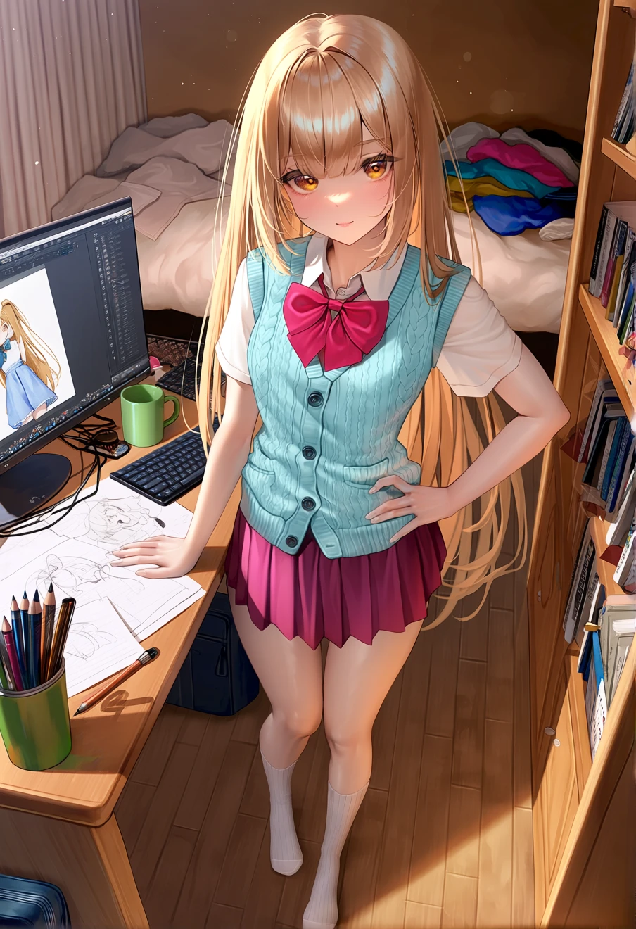 Mashiro Shiina (das Haustier-Mädchen von Sakurasou), an AI character on Suko