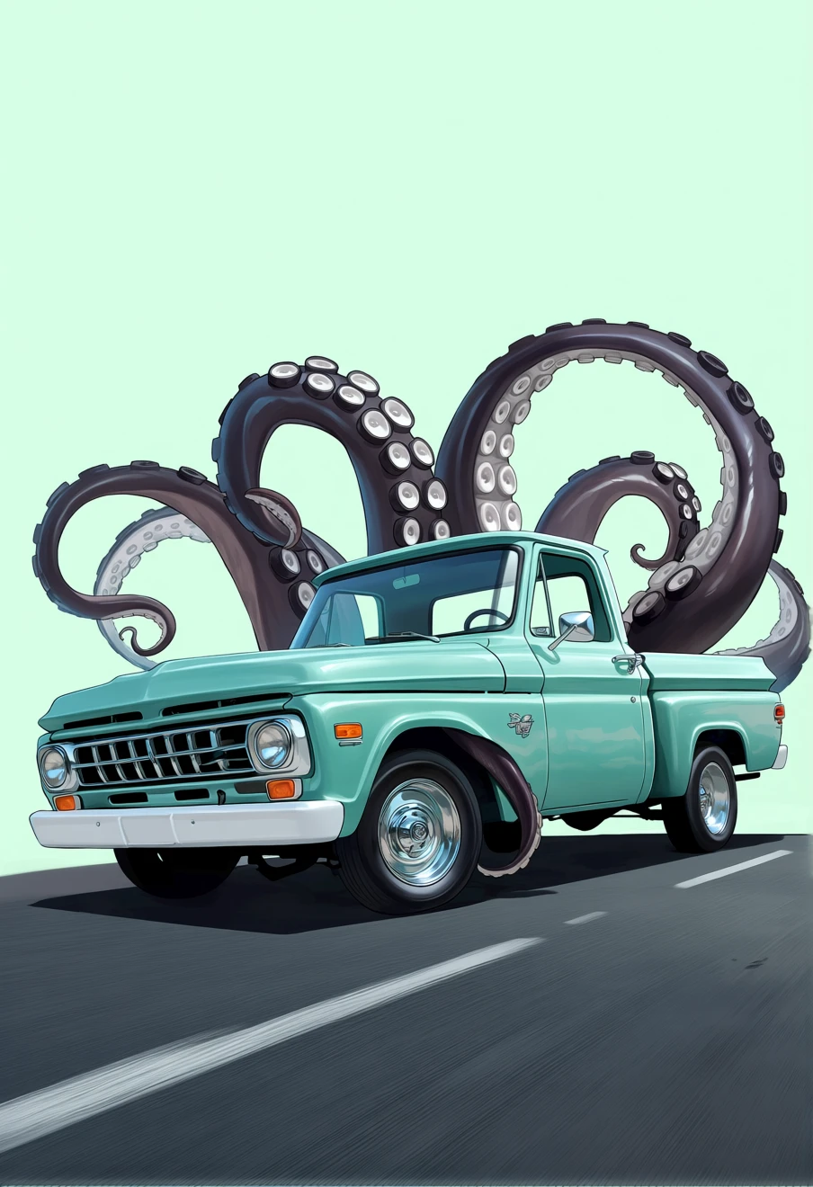 Tentacle Truck Chan~ [meme], an AI character on Suko