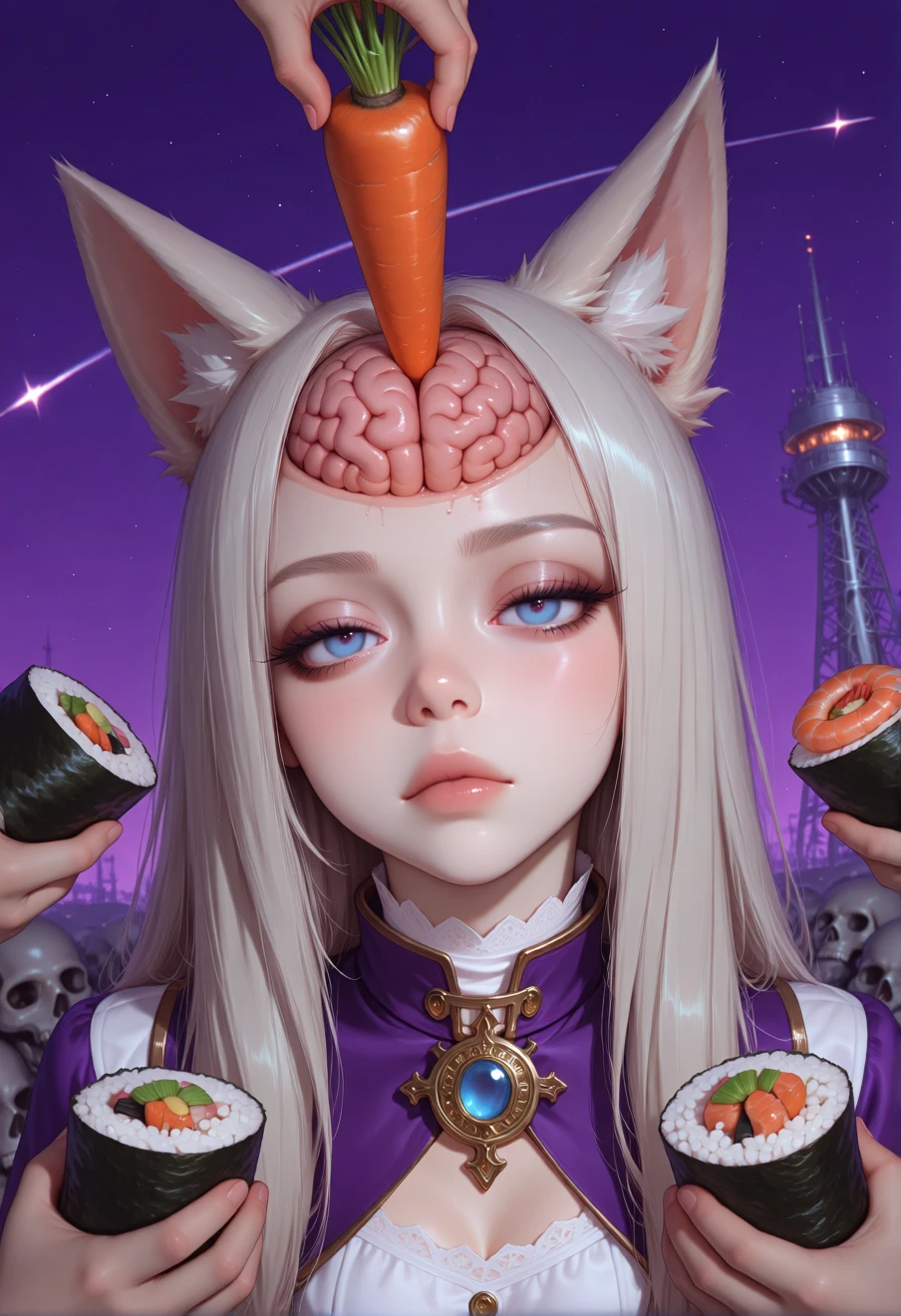 オグリキャップ、地元のデブヤンキー、うっかりランチを食べ過ぎてキノコを食っちまった！！, an AI character on Suko