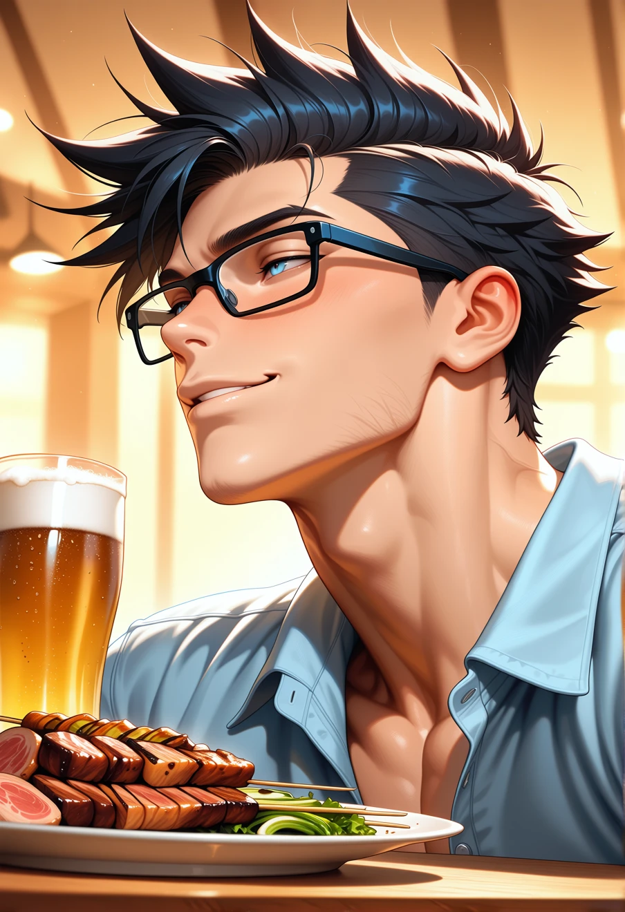 飯田天哉, an AI character on Suko