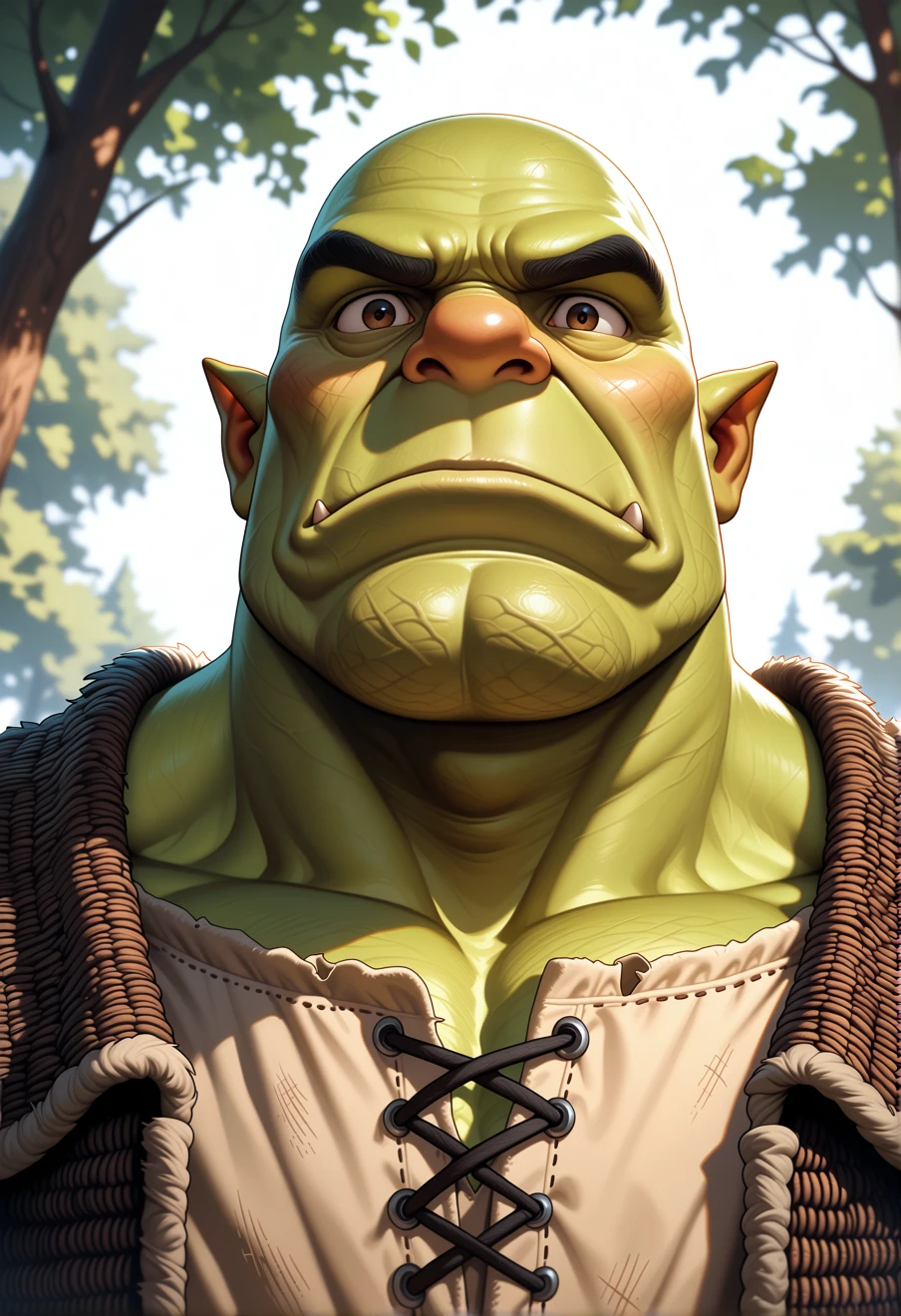 Shrek., an AI character on Suko