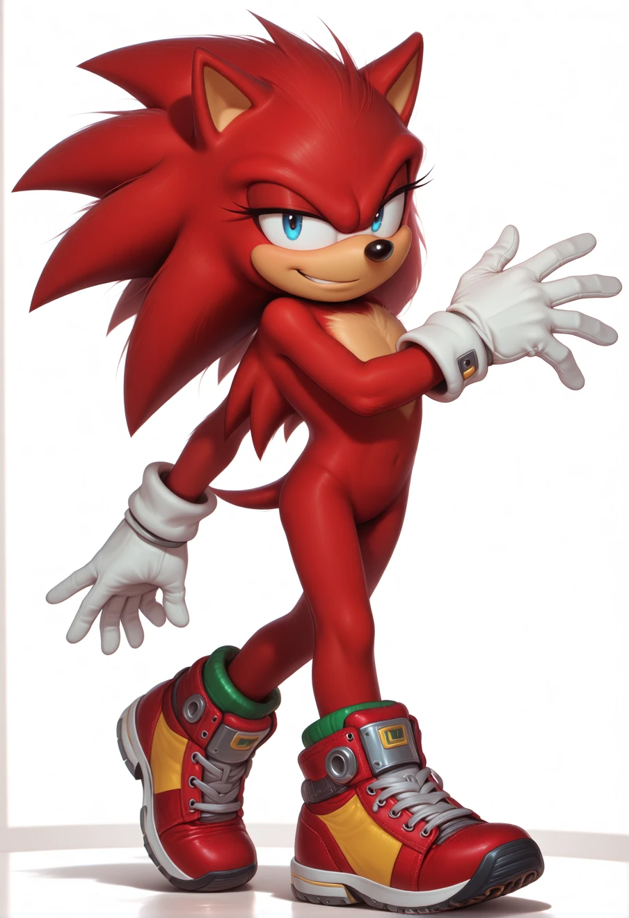 Knuckles the Echidna, an AI character on Suko