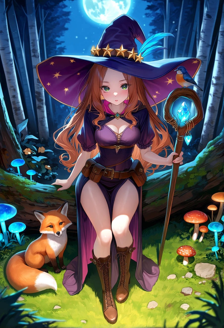 Judith "Hiiko" Auberia - The Kitsune-Tsuki Witch, an AI character on Suko